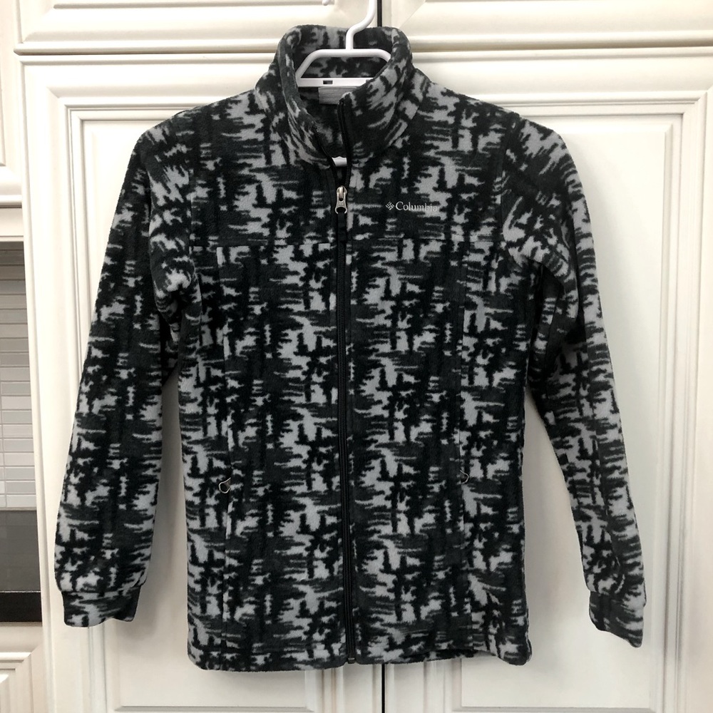 Columbia youth fleece zip sweater